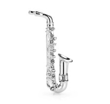 Saxophone Brooch