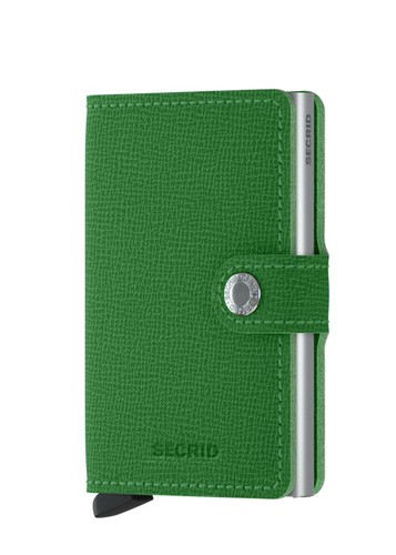 Mini wallet green crispie - wallet, in