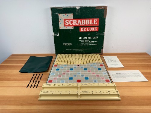 Vintage 1973 scrabble luxe - vintage,