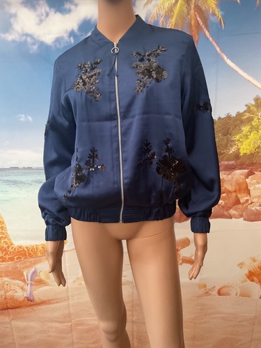 River island navy blue - island, satin