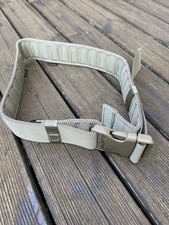 BRITISH ARMY Light Olive Webbing Trouser Waist Belt Medium Military Cadet Mod