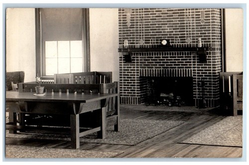 C1905 home interior fireplace - interior,