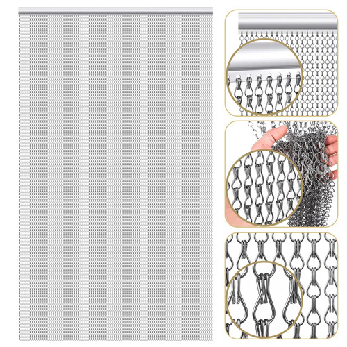 Chain fly screens grey - chain,
