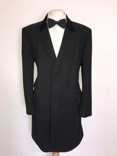 Crombie mens long black - long,