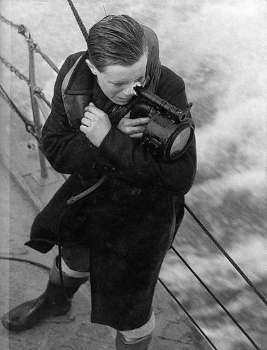 British naval signalman with - british,