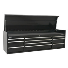Tool Chest Tool Box Top Box 10 Drawer Ball Bearing Black B Sealey PTB181510 