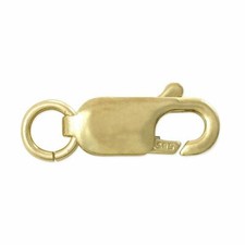 14k Solid Yellow Gold Lobster Claw Clasp Bracelet Chain Replacement Lock