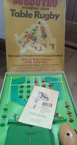 Subbuteo table rugby - table,