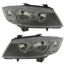 BMW 3 Series E90 & E91 LCI 2008-2012 Headlights Headlamps Halogen 1 Pair LH & RH
