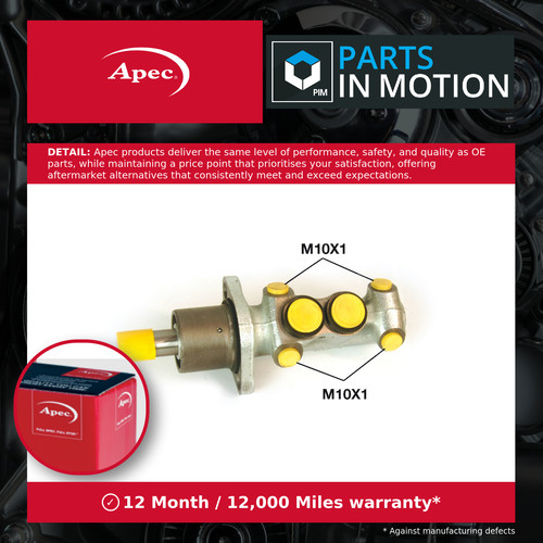 Brake master cylinder - master, fits