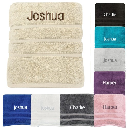 Personalised towels bath hand - towels,