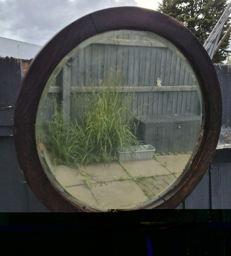 Vintage round convex - vintage, 16”