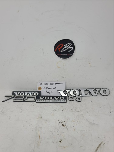 Volvo 780 bertone rear emblem - bertone,