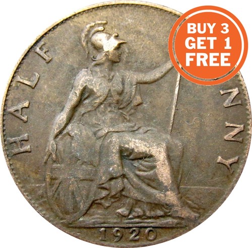 Half penny george - penny, v