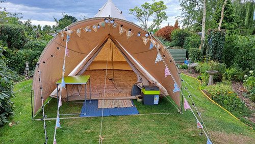 Karma canvas curved bell - canvas, tent