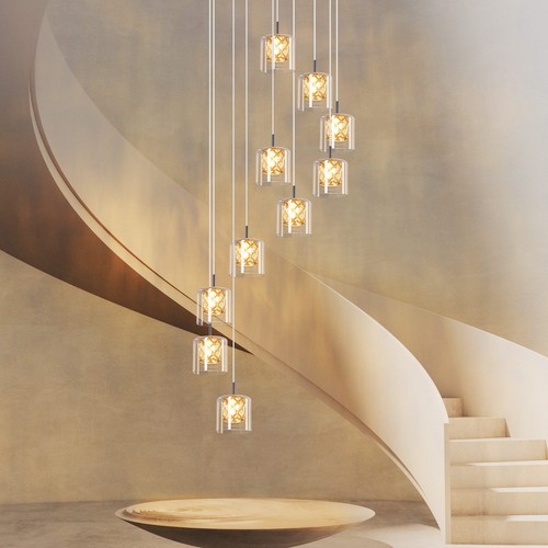 Light staircase pendant - staircase,