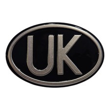 Universal Vintage Classic Car Metal UK Travel Badge VW Beetle Camper 