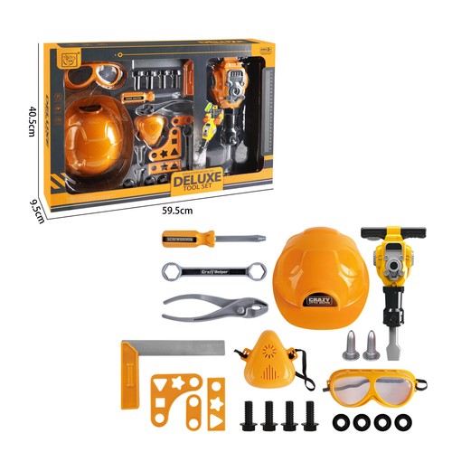 Kids toy jackhammer - jackhammer, set