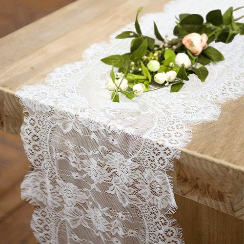 Pcs white lace - 2, table