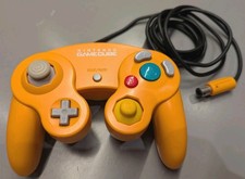 Official Nintendo Gamecube Controller Spice Orange Tested Working