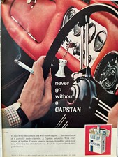 CAPSTAN Medium Cigarette, 1962