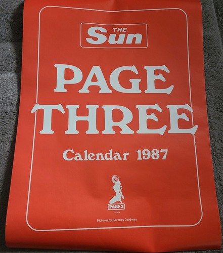The sun page calendar 1987 - sun,