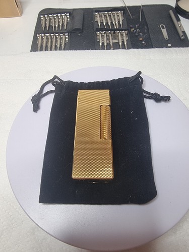 Dunhill rollagas gold plated - dunhill,