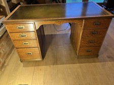 Antique Victorian Oak Twin