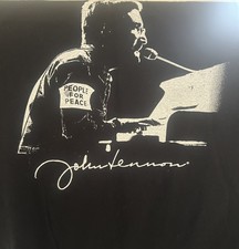 John Lennon Imagine Piano The Beatles Official Unisex T-Shirt