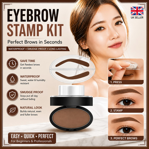 Eyebrow stamp kit - eyebrow,