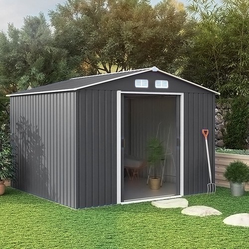 8ft shed galvanized metal - galvanized,