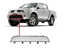 FOR MITSUBISHI L200 2006 - 2010 NEW FRONT BUMPER LOWER CENTER MESH GRILLE BLACK