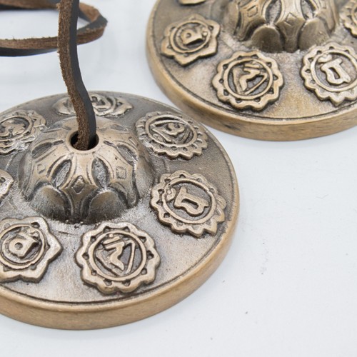 Premium brass tibetan - brass, tingsha