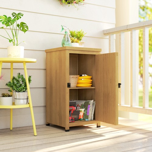Wooden garden shed - garden,