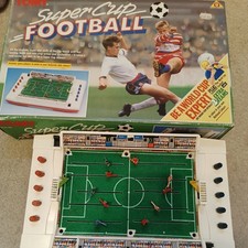 Vintage Tomy Super Cup Football Electronic Game Original Box Working