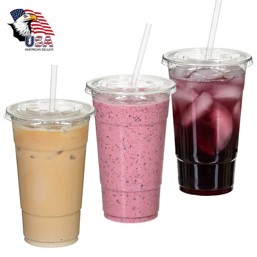 Pet clear plastic cups - cups, with