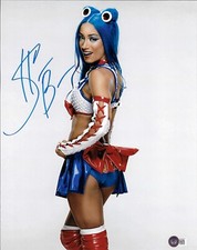Sasha Banks Signed 11x14 Photo Auto Boss Mercedes Varnado Beckett Witness