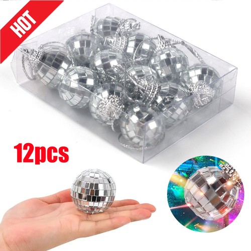 12x disco mirror - ball, baubles
