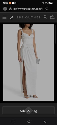 Marchesa notte satin - satin, draped