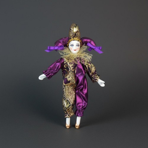 Pierrot clown doll - doll, handmade