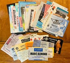 Original Concert Tickets Artists (Beginning With A) Select From Dropdown List