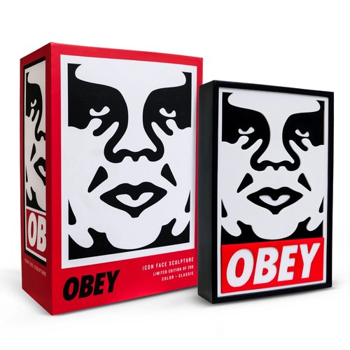Obey shepard fairey sculpture - obey,