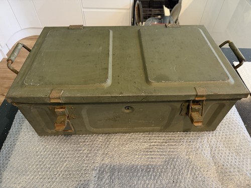 Vintage metal military surplus - metal,