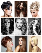 HAIR SALON POSTER - LOTS OF SIZES - FRAMED & LAMINATED OPTION a