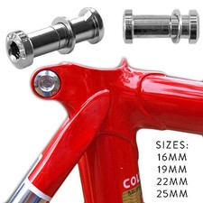CroMo Steel Seat Post Clamp Binder Bolt 16mm, 19mm, 22mm, 25mm Vintage Style 