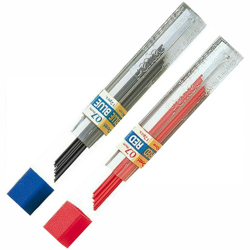 Pentel coloured leads 7mm - coloured, 0.7mm