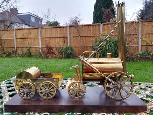 Vintage brass model - brass,