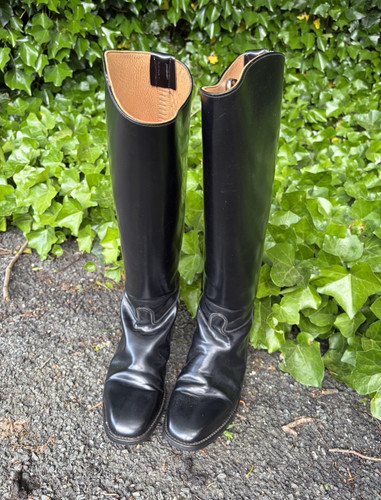 Regent black leather long - black,