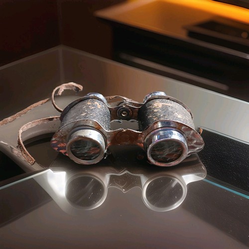 Vintage chrome opera glasses - vintage,
