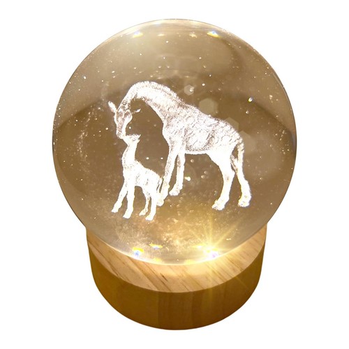 Crystal ball night light - crystal,